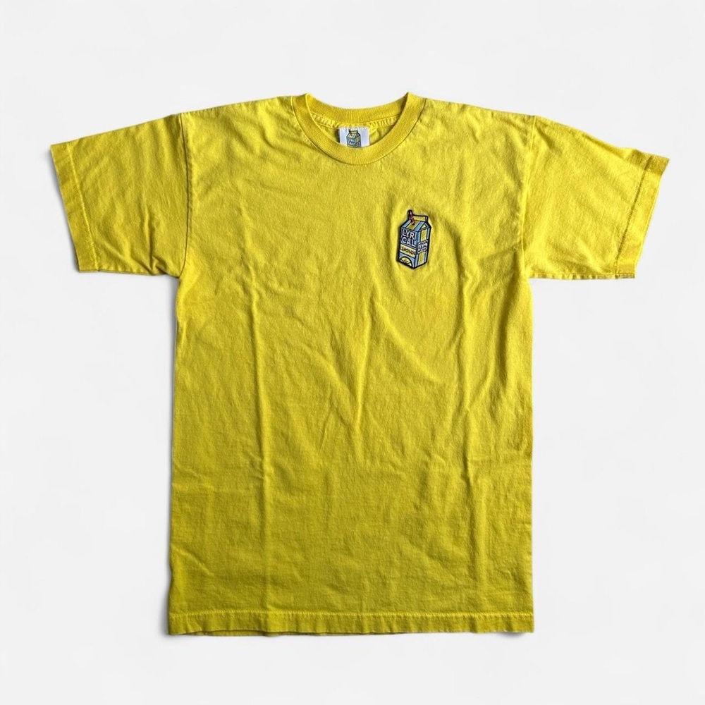 Bright Yellow Lyrical Lemonade T-shirt Size Medium